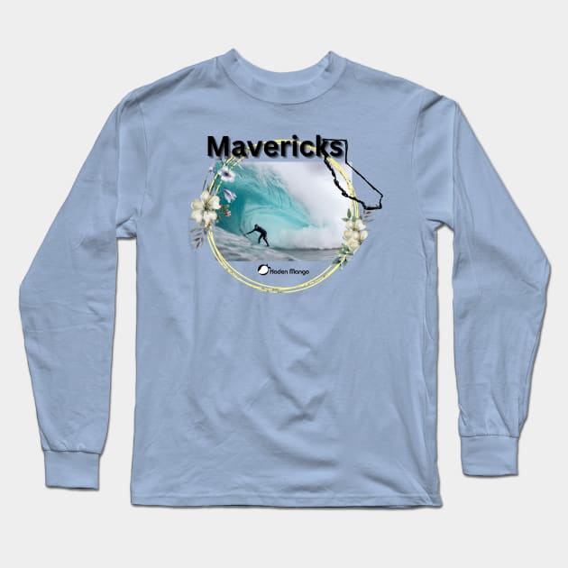 California Surf Break Mavericks Long Sleeve T-Shirt by Hayden Mango Collective 